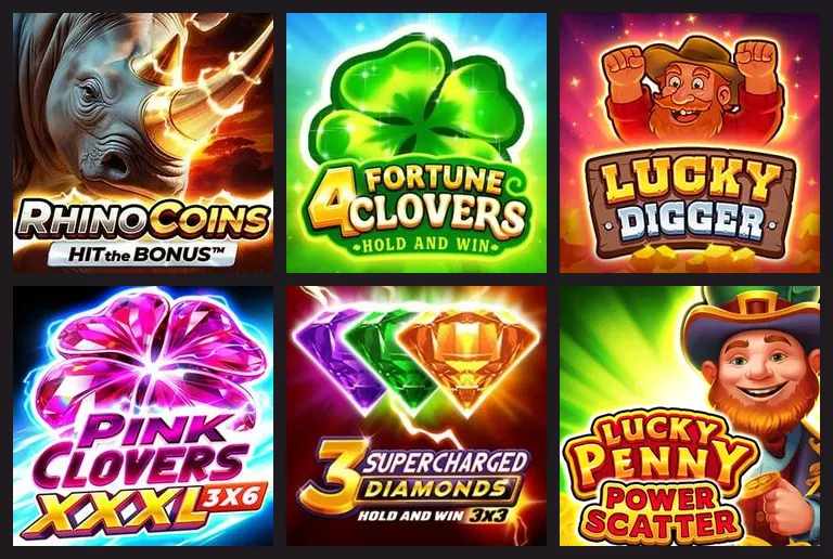 DeeSpin Casino pokies DeeSpin Casino pokies from Booongo: Rhino Coins, 4 Fortune Clovers, Lucky Digger and more